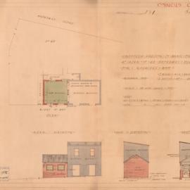 Plan - Additions to existing building - Brass foundry at rear of 63 Broadway Glebe, 1928