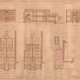 Plan - New building - Flats, 11 Mansfield Street Glebe, 1928