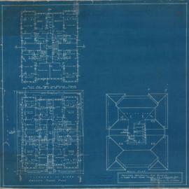 Plan - New building - Flats, Glebe Point Road and Cook Street Glebe, 1928