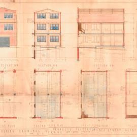 Plan - New building - Factory, 30 Ross Street Glebe, 1928