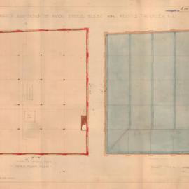 Plan - Additions to existing building - Additional story to wool store, 22 Bridge Road Glebe, 1926