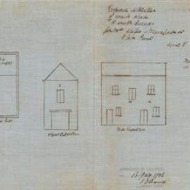 Plan - Alterations to existing building - Coach shed, 11 Mansfield Street Glebe, 1926