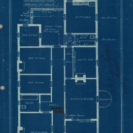 Plan - Alterations to existing building - Edgehill, Boyce Street Glebe, 1923