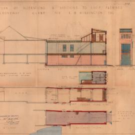 Plan - Additions to existing building - Shop, 19 Broadway Glebe, 1926