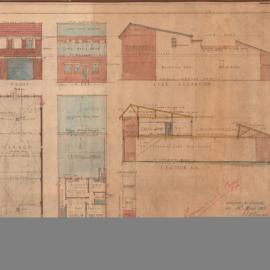 Plan - Alterations to existing building - Residence and garage, 31 Arundel Street Glebe, 1926