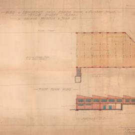 Taylor St Glebe. Engineers shop, engine room and joinery store. George Hudson & Sons Ltd.