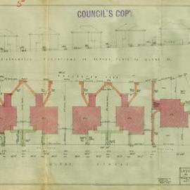 Plan - New building - Duplex flats, Glebe Administration Board, Glebe Street Glebe, 1940