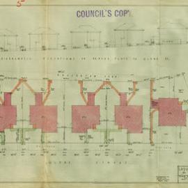 Glebe St, Glebe. Block of duplex residences for the Glebe Administration Board.