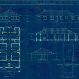 Plan - New building - Cottage - Semi detached, 19 Hereford Street Glebe, 1940