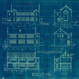 Plan - Alterations to existing building - St James Boys School, Woolley Street Forest Lodge, 1939