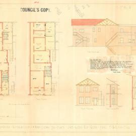 Plan - Alterations to existing building - Flats, 248 Glebe Point Road Glebe, 1937
