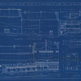 Plan - New building - Theatre, 166 Glebe Point Road Glebe, 1937