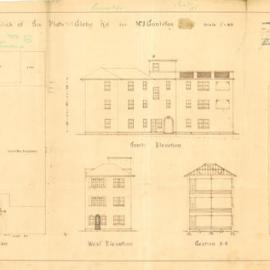 Plan - New building - Flats, 303 Glebe Point Road Glebe, 1935