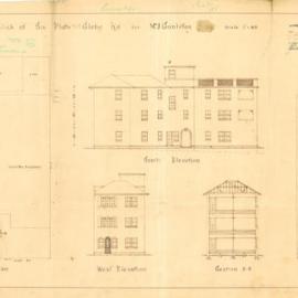 Glebe [Point] Rd Glebe. Block of six flats for Mrs Coulston.