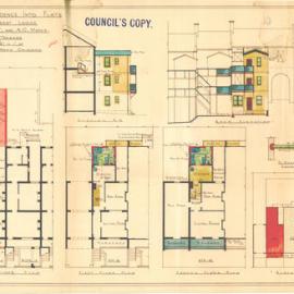 Plan - Alterations to existing building - Convert residence to flats, 272 Bridge Road Forest Lodge