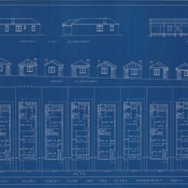 Plan - New building - Cottages - Glebe Endowment Trust, Glebe Street Glebe, 1936