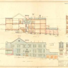 Plan - Alterations to existing building - 327 Glebe Point Road and Forsyth Street Glebe, 1932