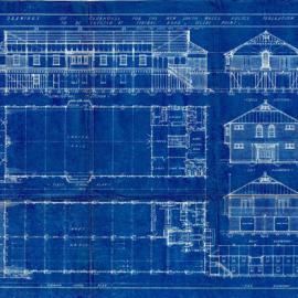 Plan - New building - Clubhouse, Federal Road Glebe, 1933