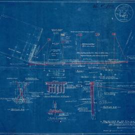 Plan - Alterations to existing building - Piled Sea wall, Forsyth and Ferry Streets Glebe, 1949