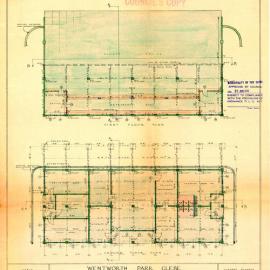 Plan - New building - Proposed dressing and refreshment rooms, Wentworth Park Glebe, 1946