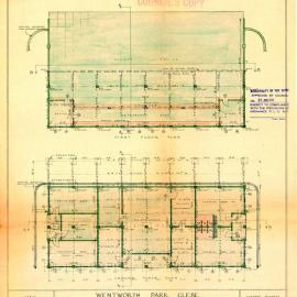 Wentworth Park Glebe. Proposed dressing and refreshment rooms.