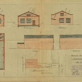 Longdown St Newtown. Factory building.