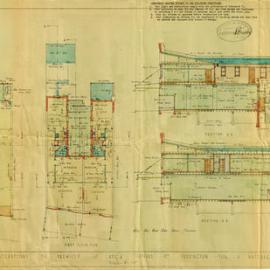 Plan - Additions to existing building, 432-434 Oxford Street Paddington, 1938