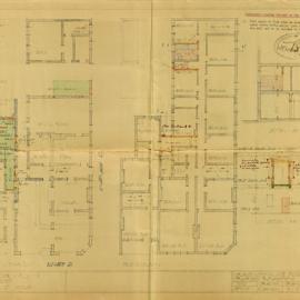 Plan - Alterations to existing building, Grand National Hotel, Underwood and Elizabeth Streets Paddington, 1940