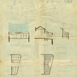 Plan - Additions to existing building, 5 film vaults, South and Reddy Streets Paddington, 1942