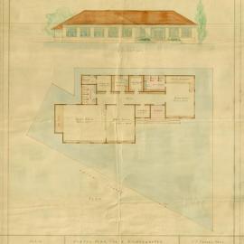 Plan - New building, Peter Pan Kindergarten, Union Street Paddington, 1940