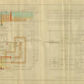 Plan - Alterations to existing building, United Services Hotel, Oxford and William Streets Paddington, 1936
