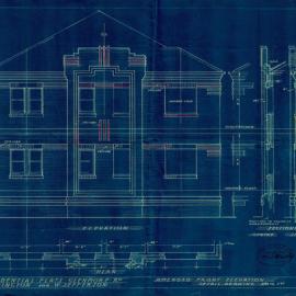 Plan - New building, Flats, Lot 3 Glenmore Street Paddington, 1936