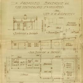 Plan - Bakery, 115 Sutherland Street Paddington, 1936