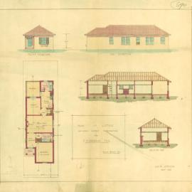 Plan - Cottage, Vialoux Avenue Paddington, 1925