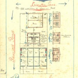 Plan - Additions to existing building, 38-40 Leinster Street Paddington, 1926