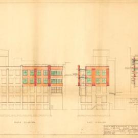 Plan - Additions to existing building, Factory, Bourke and Crescent Streets Waterloo, 1937