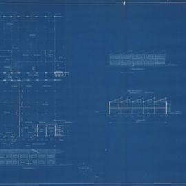 Dowling St Waterloo. Two-storey factory additions. Australian Glass Manufacturers Pty Ltd.