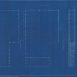 Plan - Additions to existing building, Factory rebuild after fire, Dowling Street Waterloo, 1938