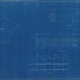 Plan - Additions to existing building, Factory, Dowling Street Waterloo, 1938