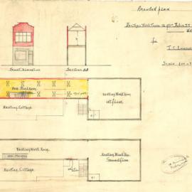 Plan - Additions to existing building, Factory, 49a John Street Waterloo, 1931