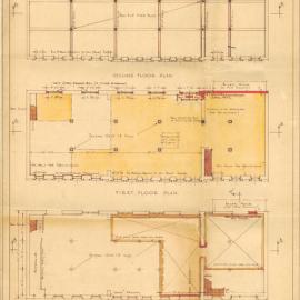 Plan - Alterations to existing building, Factory after fire, Mentmore Avenue Waterloo, 1932