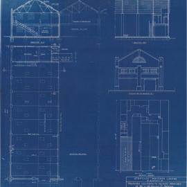 Plan - Additions to existing building, Factory, 80-100 Bourke Street Waterloo, 1942