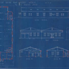 Plan - New building, Factory, Harcourt Parade Rosebery, 1936
