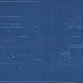 Plan - Additions to existing building, Shop and iron foundry, Dowling Street Waterloo, 1935