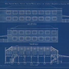 Plan - New building, Factory, Joynton Avenue Zetland, 1934