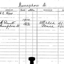 Planning Street Cards - Burrahpore Street, Woolloomooloo