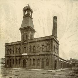 Print - Fish Market in Forbes Street Woolloomooloo, 1902