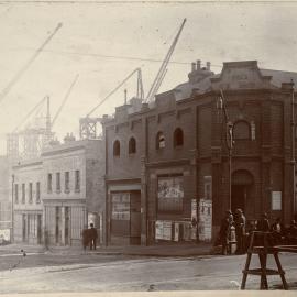 Print - Buildings in Goulburn Street Sydney, circa 1902