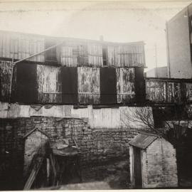 Print - Yard in Sussex Street Sydney, 1907