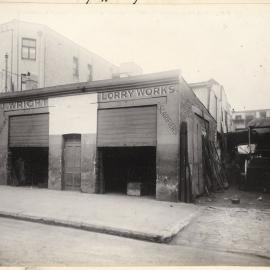 Print - J Wright Lorry Works in Sussex Street Sydney, 1907